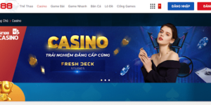Sảnh cá cược Casino Sin88 hấp dẫn nhất năm 2024